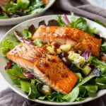 Salad with Seared Salmon