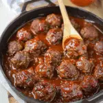 Porcupine Meatballs with Gravy