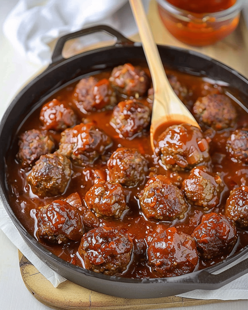 Porcupine Meatballs with Gravy