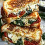 Sun-Dried Tomato, Spinach, and Ricotta Grilled Cheese
