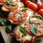 Tomato Basil Garlic Bread