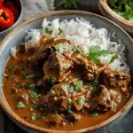 Beef and Coconut Curry with Rice