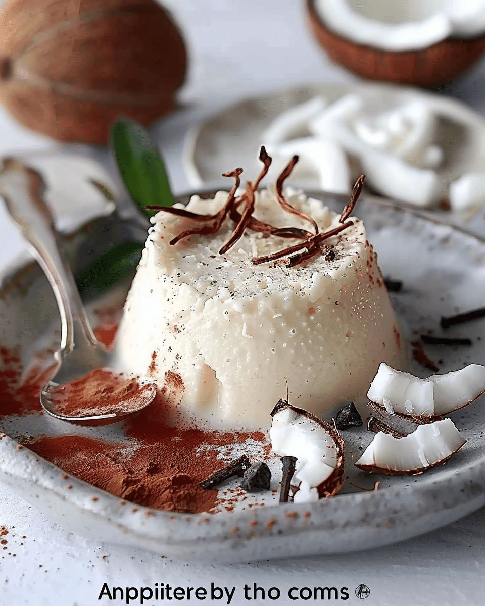Coconut Vanilla Panna Cotta