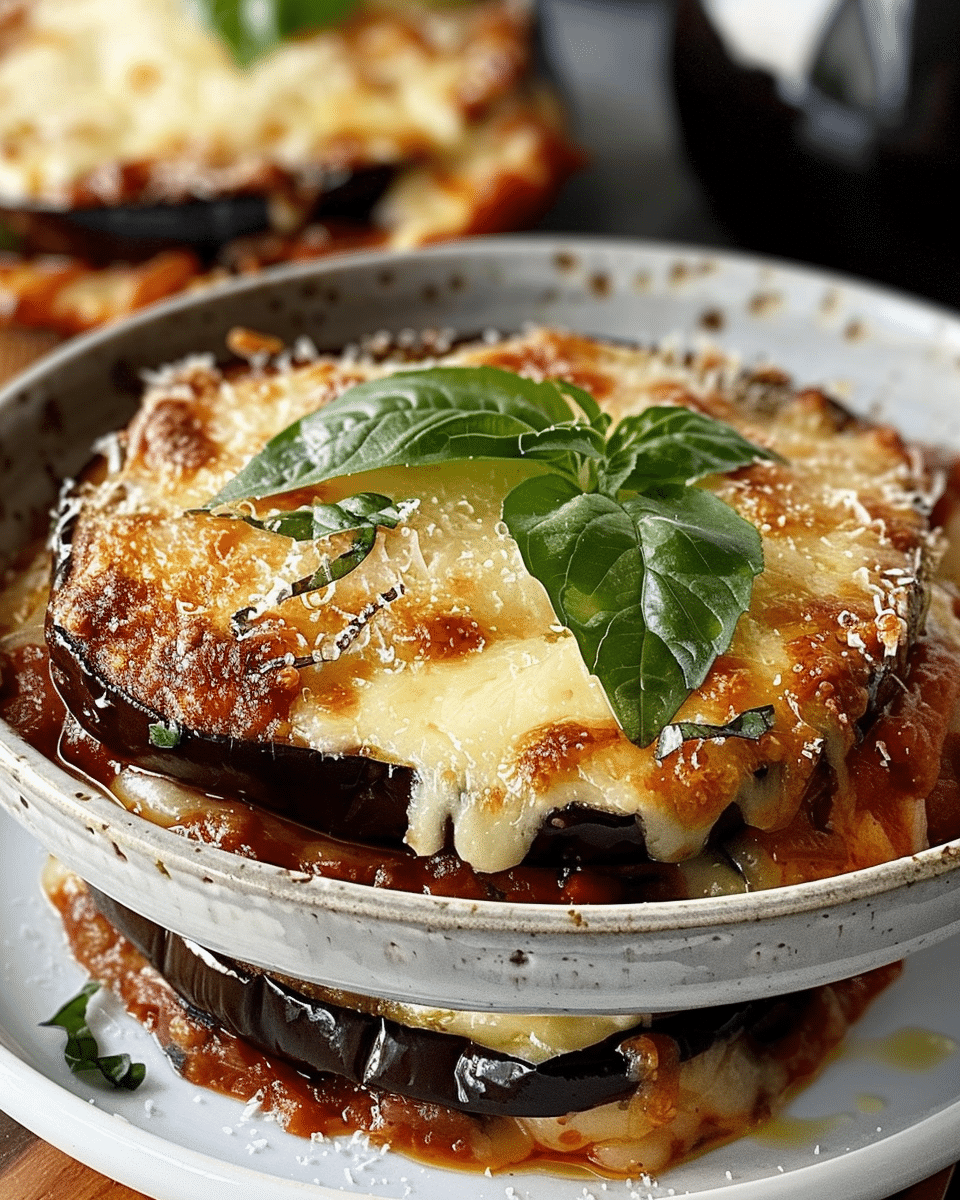 Cottage Cheese Eggplant Parmesan