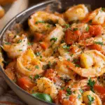 Garlic Tomato Shrimp Scampi