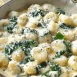 Gorgonzola Gnocchi with Spinach