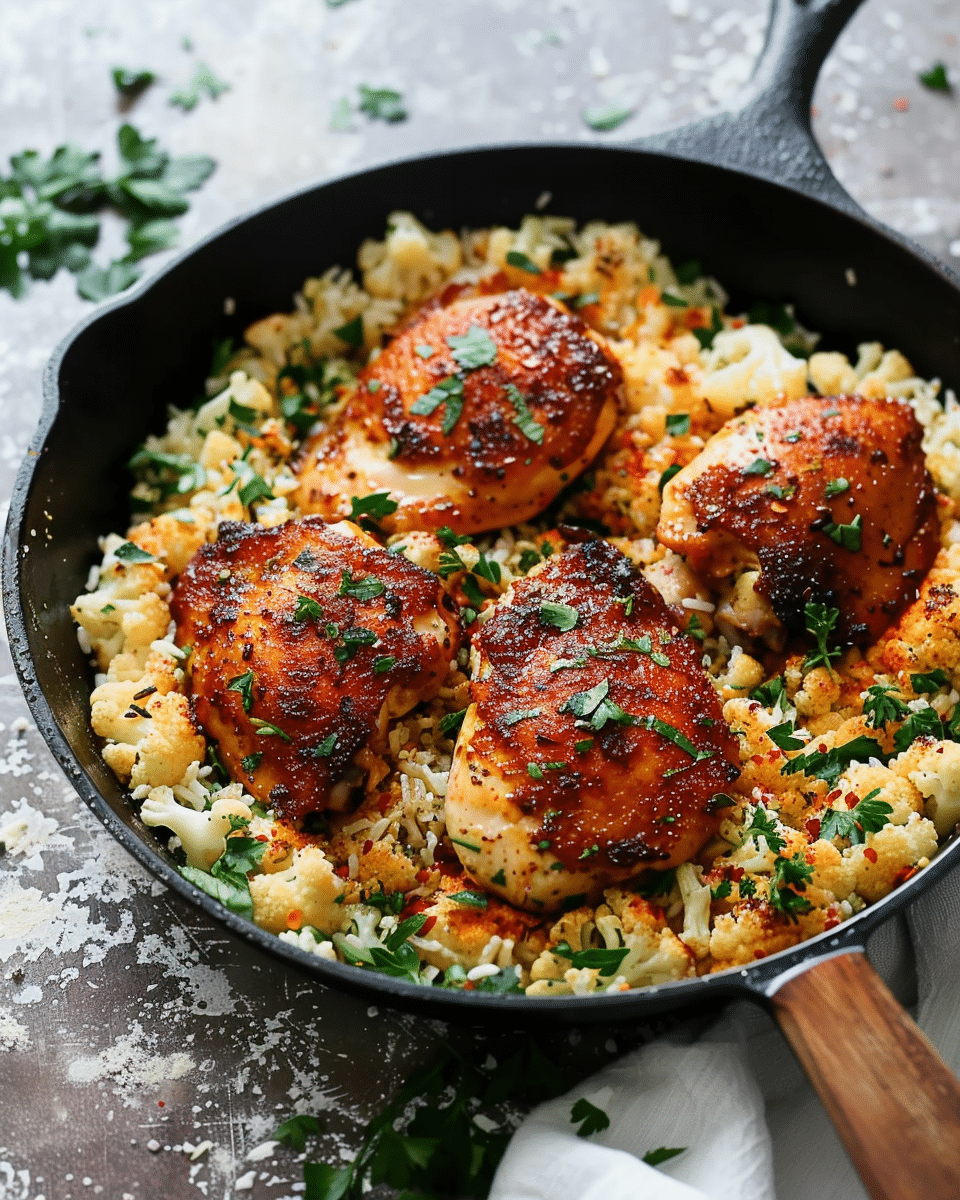 Chicken and Cauliflower Rice