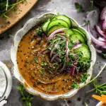No Oil Balsamic Tahini Dressing