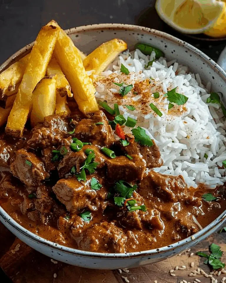 Steamed Beef Rice Coconut Beef Curry with Steamed Rice | TheFamilyCooking
