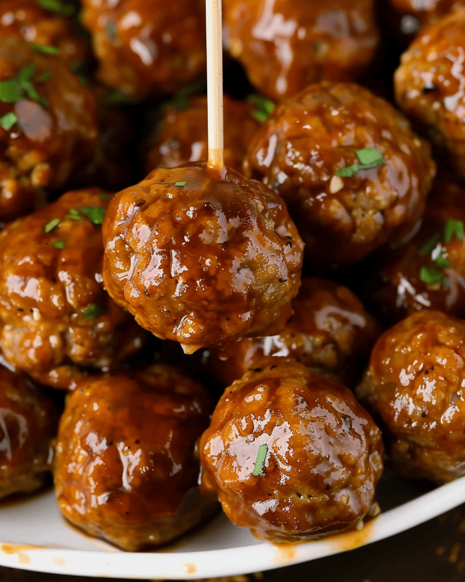 Dr. Pepper Meatballs