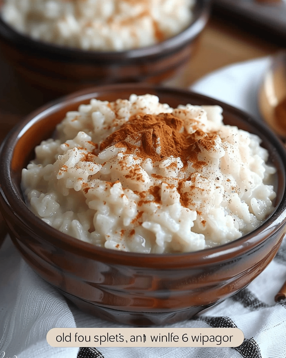 Old Fashioned Rice Pudding