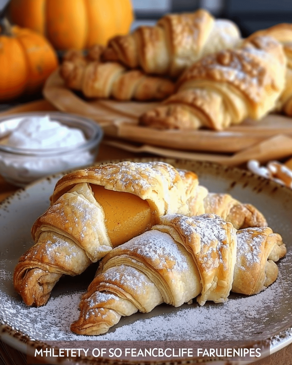 Pumpkin Pie Crescents