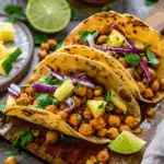 Spicy Pineapple Chickpea Tacos