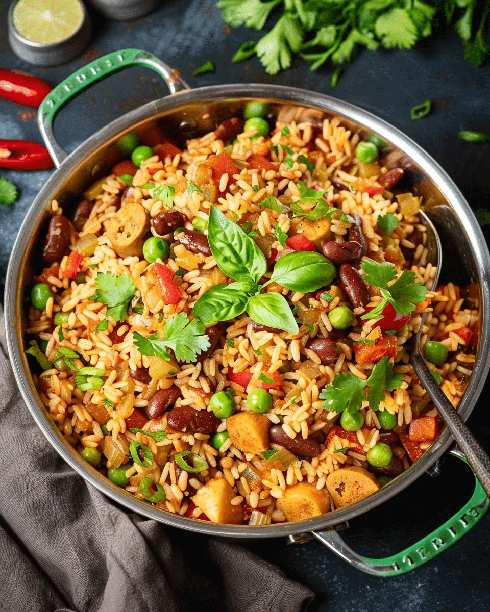 One Pot Vegan Jambalaya