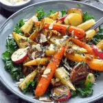Roasted Carrots and Parsnips Salad