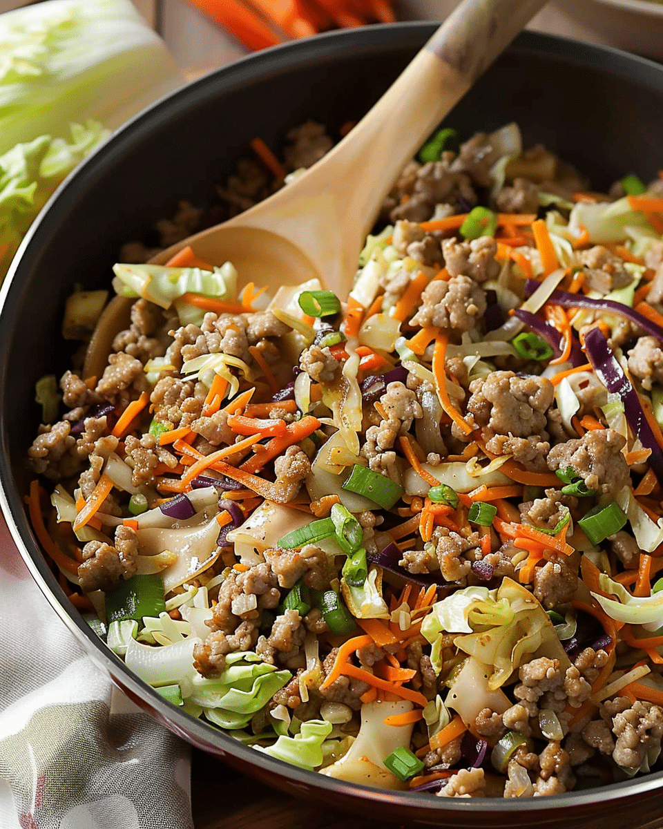 One Pan Egg Roll in a Bowl
