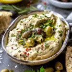 Vegan Creamy Mediterranean Olive Sauce