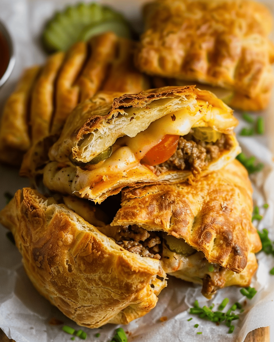 Cheeseburger Hot Pockets
