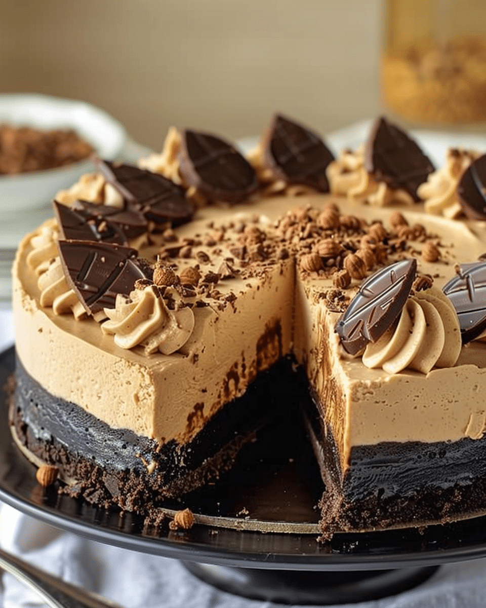 Choco-Peanut Butter Cheesecake Fantasy