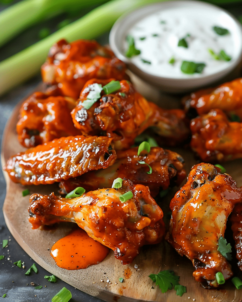 Crispy Baked Buffalo Wings