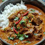 Lamb in Aromatic Coconut Curry with Fiery Red Chilies