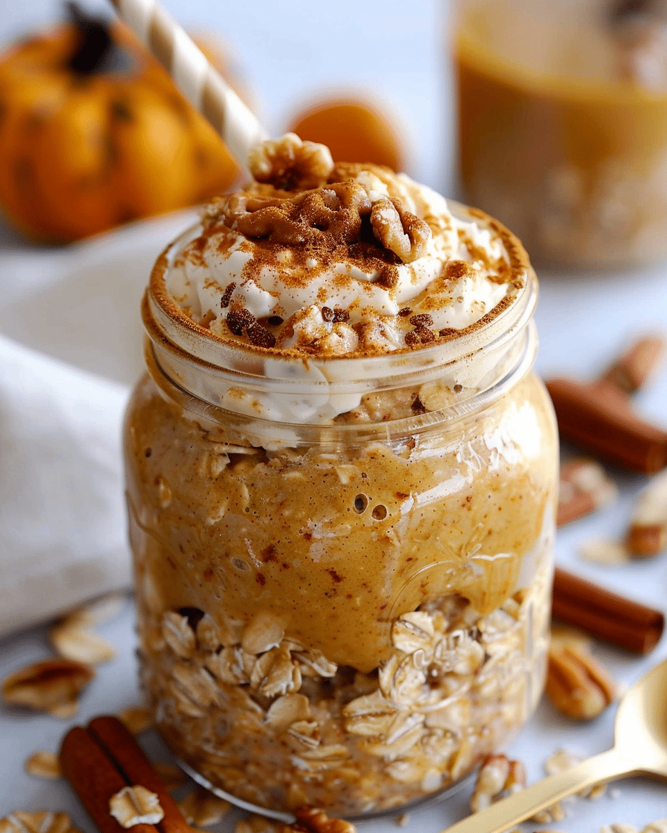 Pumpkin Pie Overnight Oats
