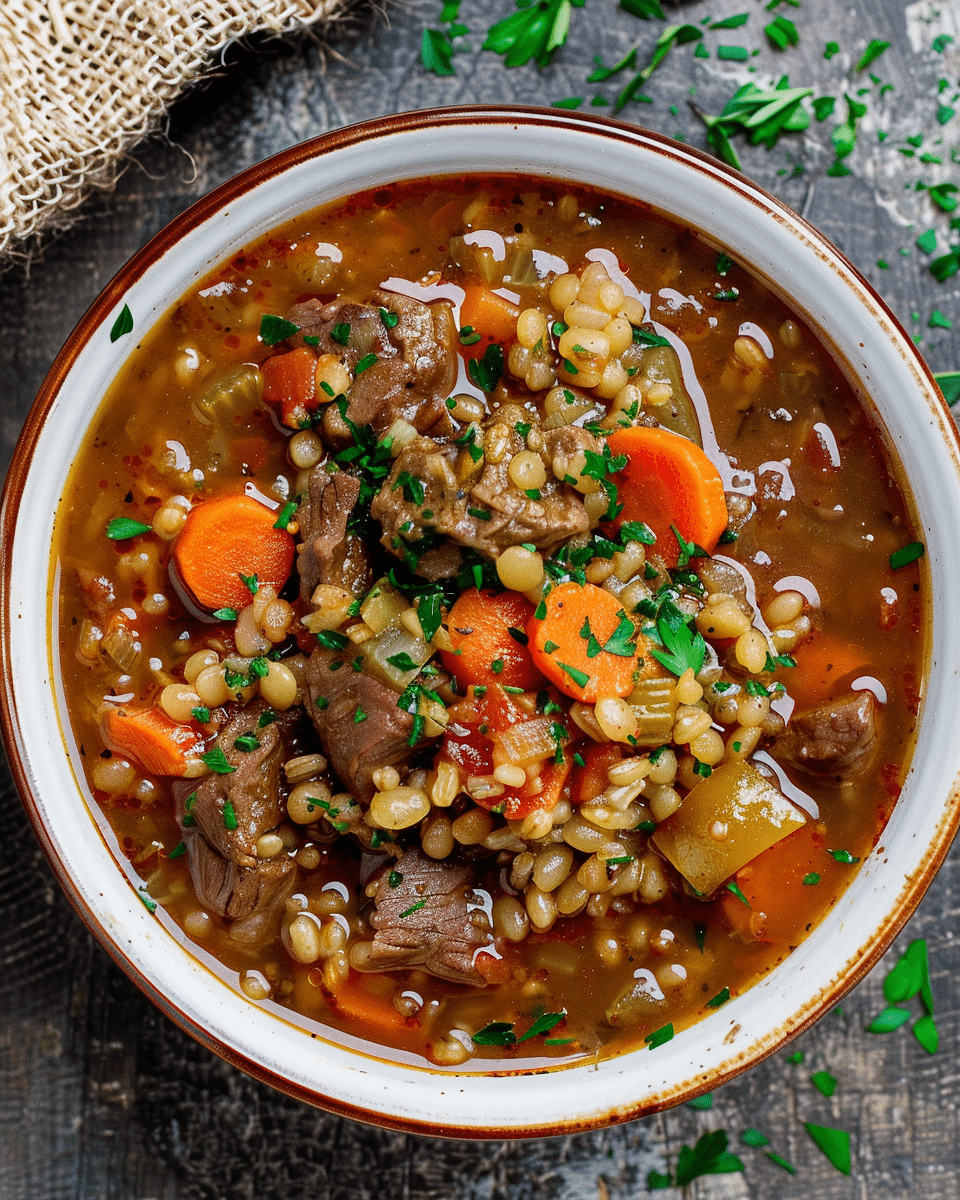 Beef and Barley Stew