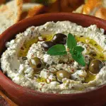 Green Olive and Feta Cheese Dip