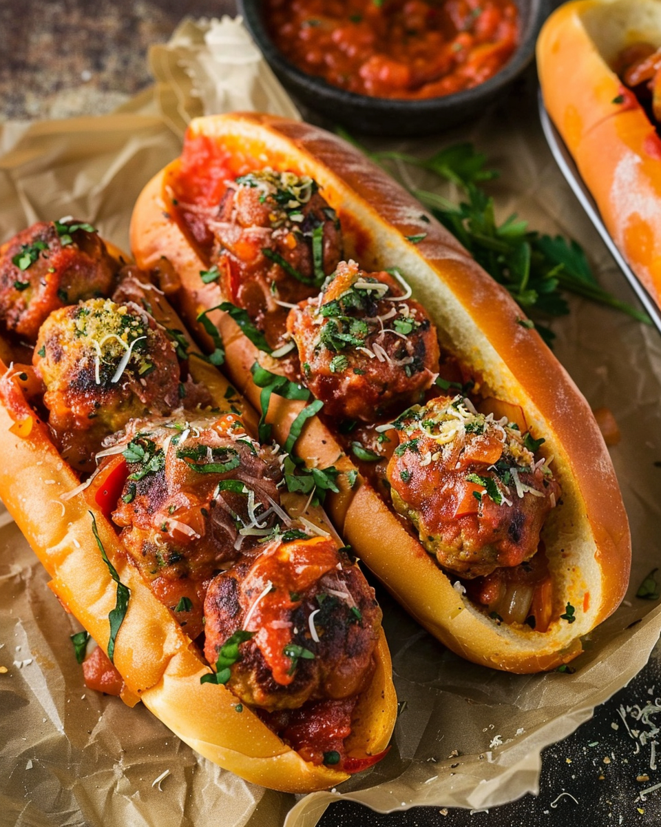 Meatball Marinara Subs