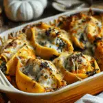Pumpkin and Spinach Stuffed Shells