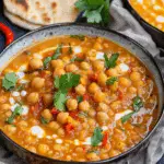 Spiced Moroccan Chickpea and Lentil Soup
