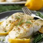 White Fish with Healthy Lemon Garlic
