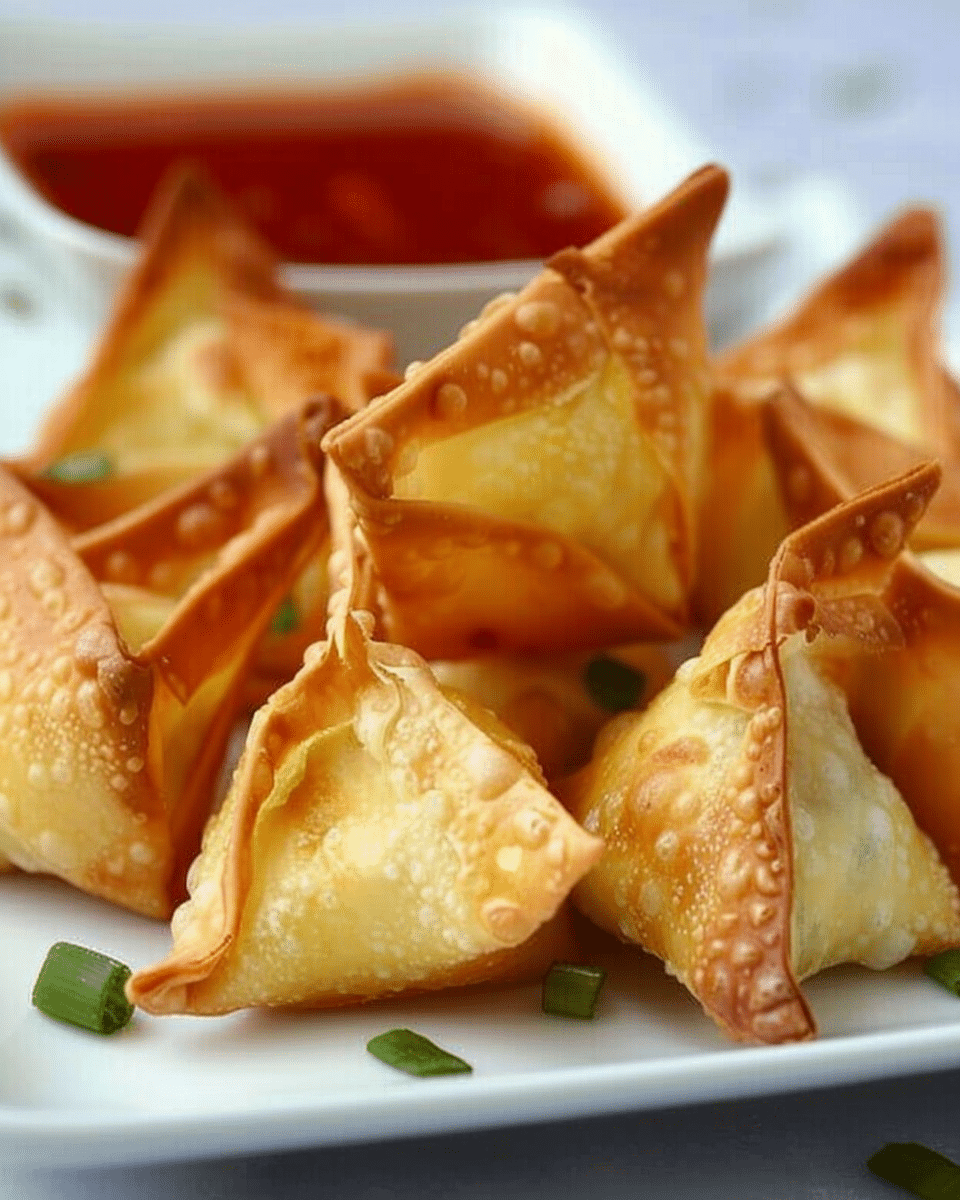 Air Fryer Cream Cheese Wontons