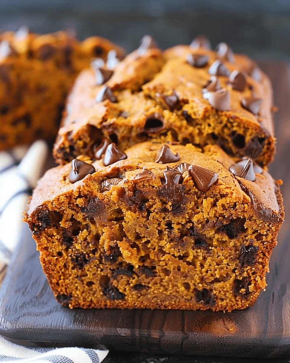 Chocolate Chip Pumpkin Bread