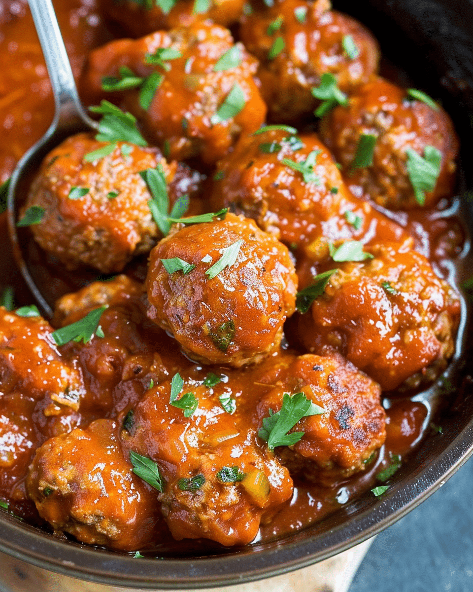 Crockpot Turkey Meatballs