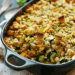 Easy Zucchini Stuffing Casserole
