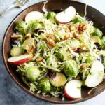 Shaved Brussels Sprouts Salad with Apples