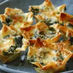 Spinach and Artichoke Wonton Cups