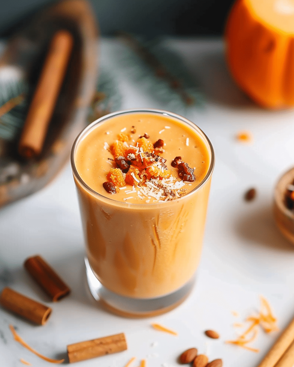 Vegan Carrot Cake Smoothie