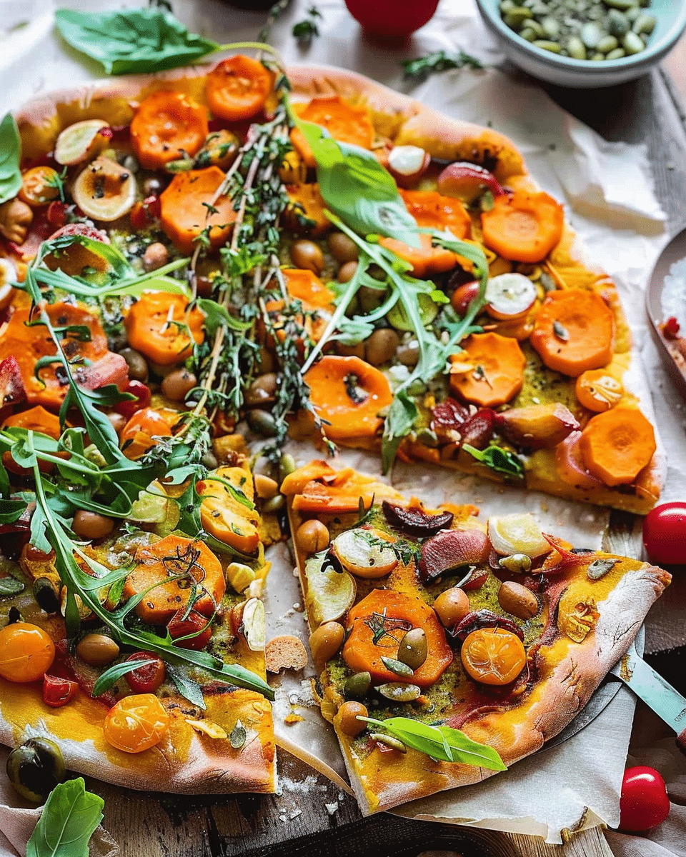 Vegan Pumpkin Pizza