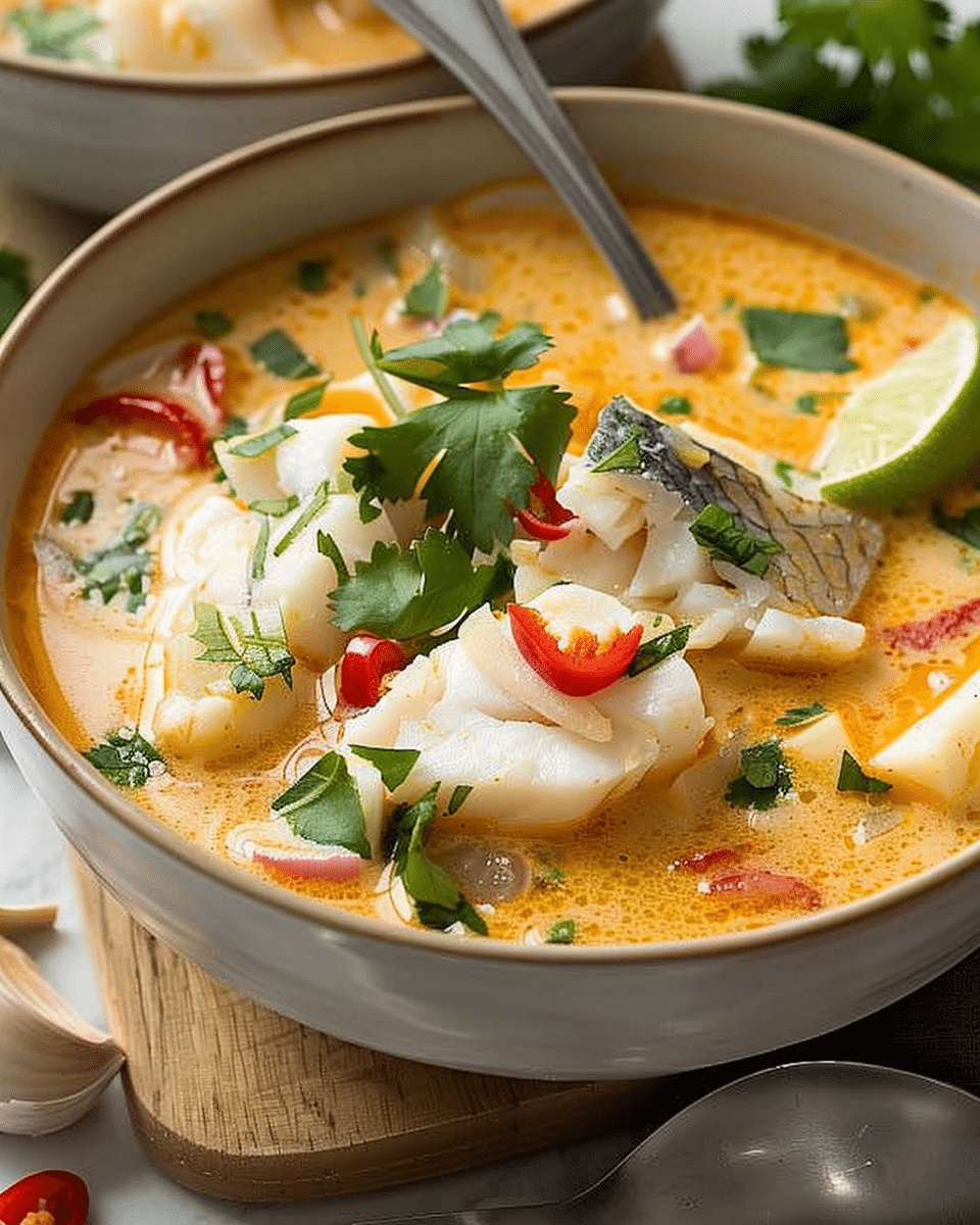 Creamy Coconut Fish Soup