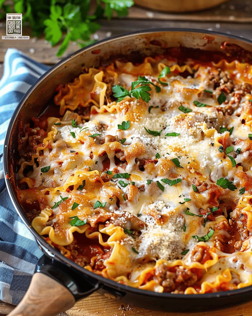 Easy Skillet Lasagna
