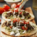 Greek Pita Smash Tacos