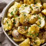 Honey Mustard Warm Potato Salad