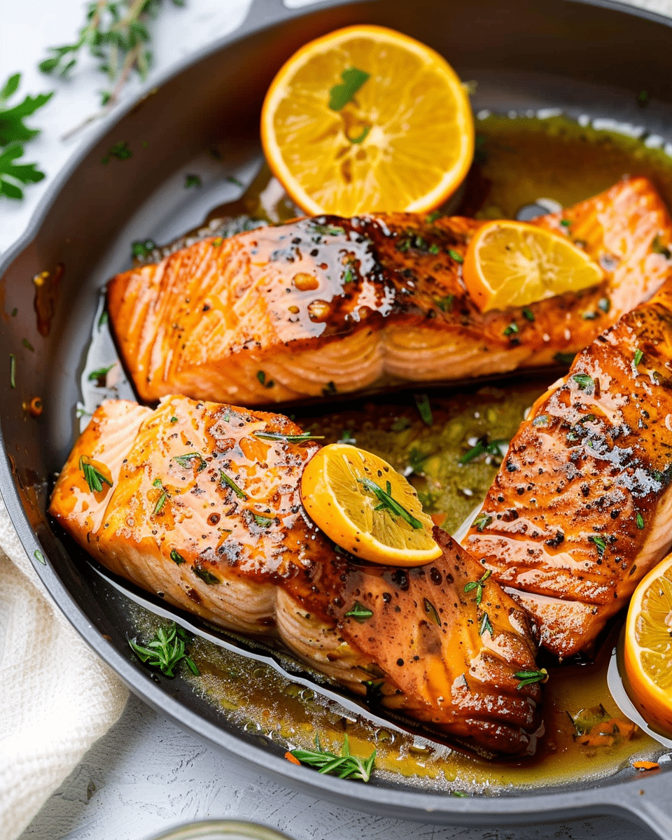 Orange Glazed Salmon