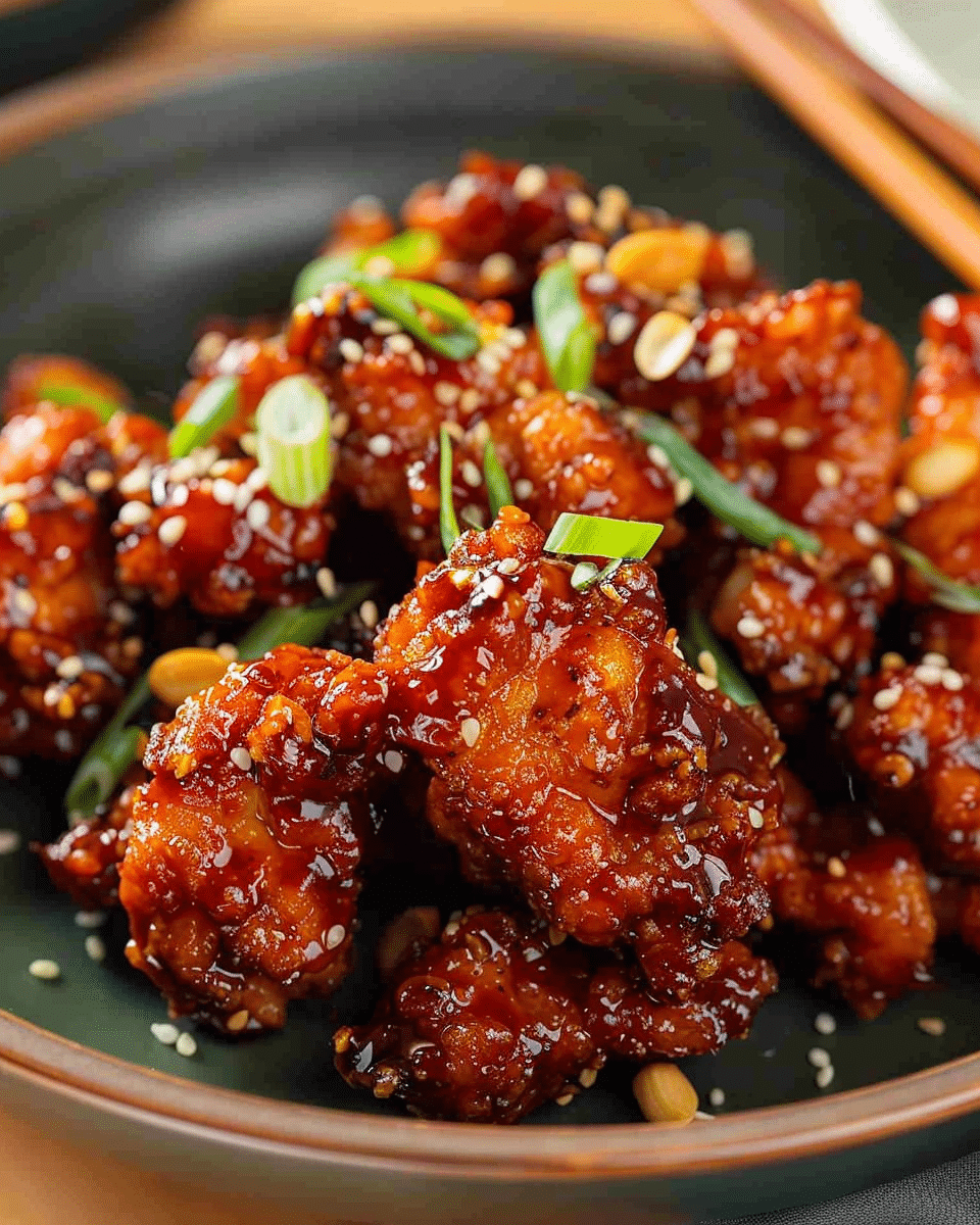 Sweet & Spicy Korean Fried Chicken