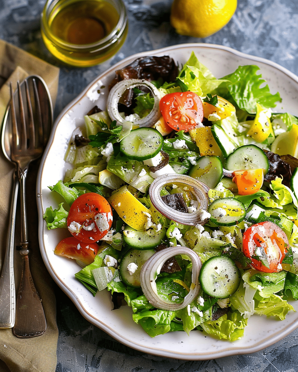 Ultimate Chopped Salad with Easy Lemon Vinaigrette