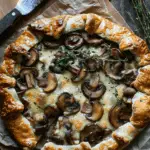 Wild Mushroom and Gruyère Galette