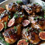 Balsamic and Honey Chicken with Figs