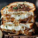 Caramelized Onion and Apple Grilled Cheese
